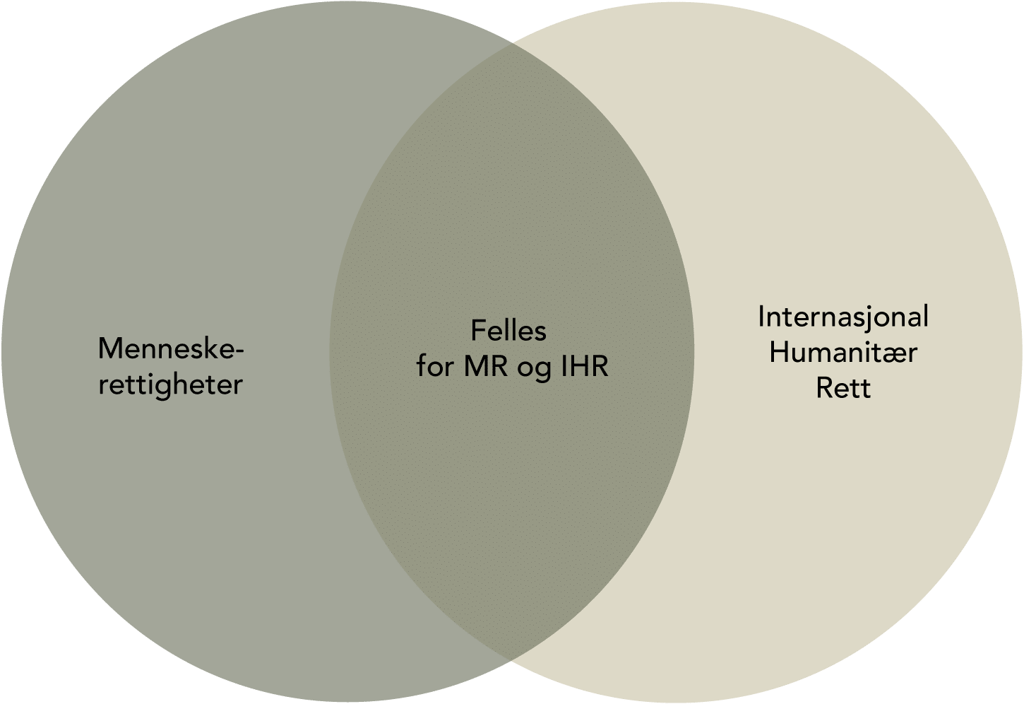Skille mellom IHR og Menneskerettigheter